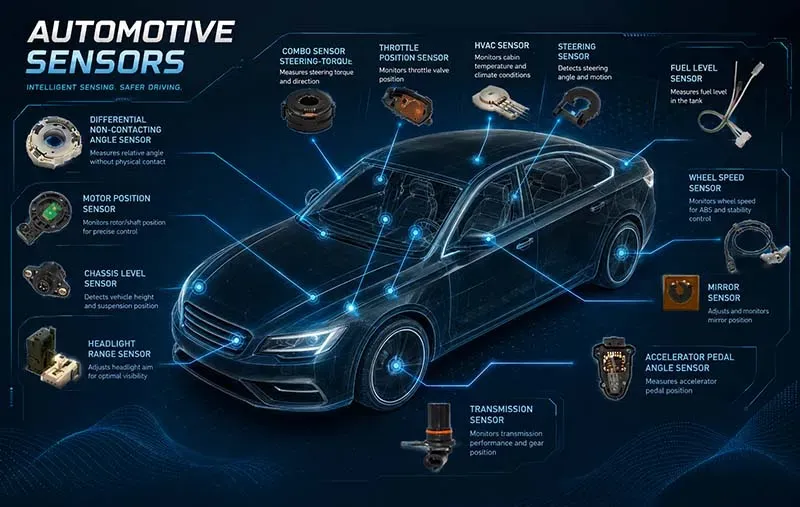 Automotive sensors list